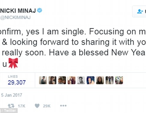 Nicki Minaj tweet